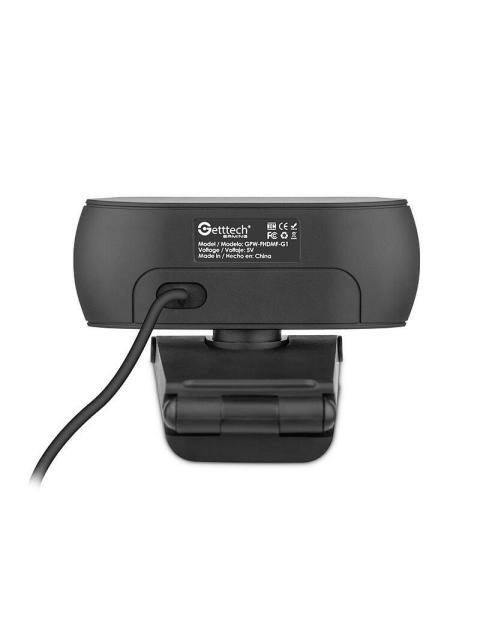 GETTTECH WEBCAM GPW-FHDMF-G1 2MP 1920 X 1080 PIXELES USB NEGRO - Image 6