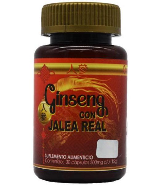 GINSENG CON JALEA REAL 500 MG 30 CAP ANAHUAC