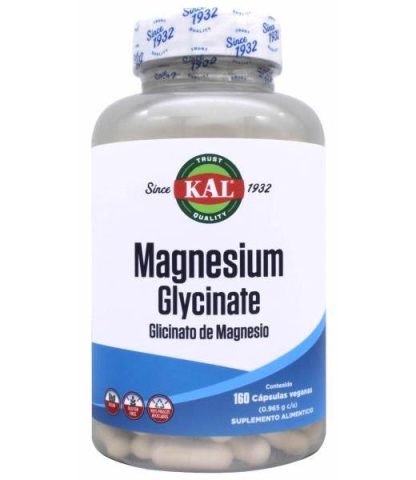 GLICINATO DE MAGNESIO 160 CAP KAL