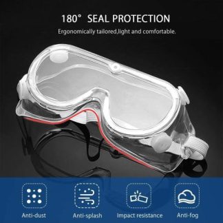 GOGGLES DE PROTECCION GKSA01B KSA 4 VALVULAS DE RESPIRACION GRADO MEDICO ELASTICO DE SUJECION Y FIJACION DE SELLADO PARA OJOS ANTI EMPANANTE