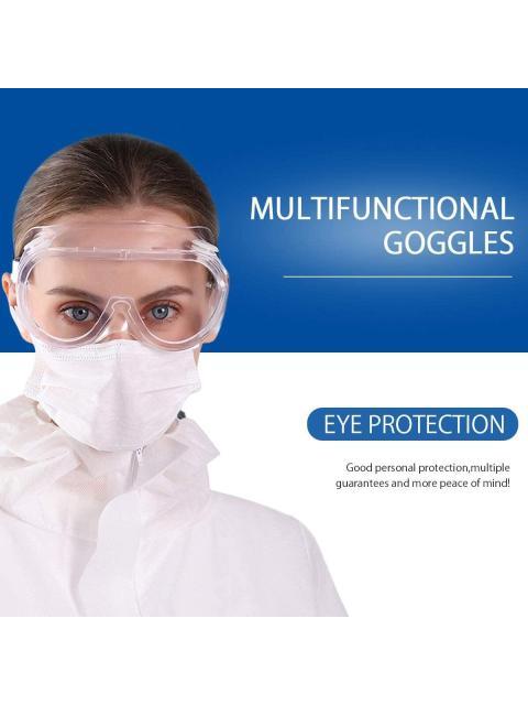 GOGGLES DE PROTECCION GKSA01B KSA 4 VALVULAS DE RESPIRACION GRADO MEDICO ELASTICO DE SUJECION Y FIJACION DE SELLADO PARA OJOS ANTI EMPANANTE - Image 3