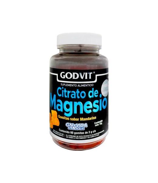 GOMITAS CITRATO DE MAGNESIO C 60 C 3GR SABOR MANDARINA GN+VIDA