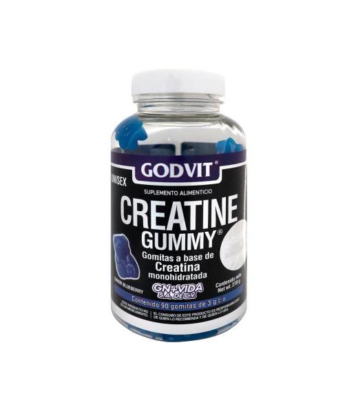 GOMITAS DE CREATINA MONOHIDRATADA-CREATINE GUMMY C 90 C 3GR SABOR GN+VIDA