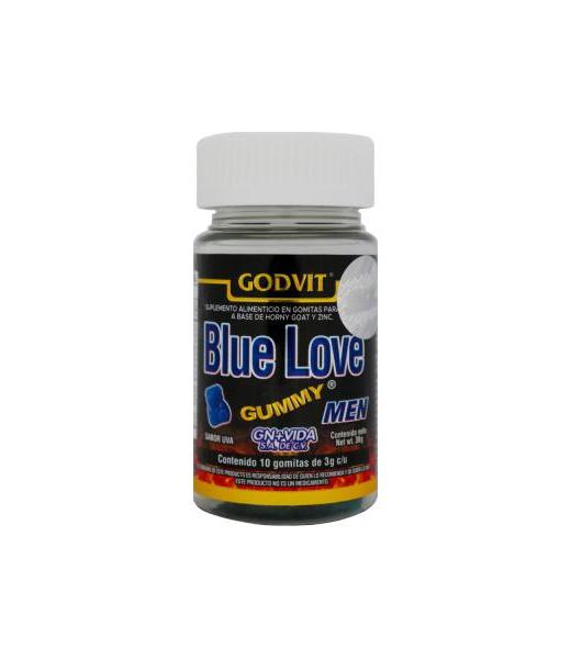 GOMITAS VIGORIZANTE HOMBRE BLUE LOVE MEN C 10 GN+VIDA