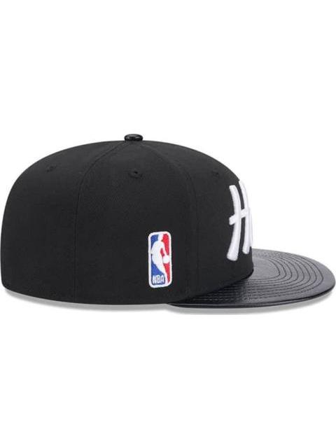 GORRA MIAMI HEAT NBA FAUX LEATHER 9FIFTY SNAPBACK NEGRO NEW ERA CAP - Image 3