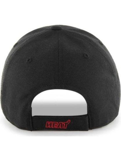 GORRA MIAMI HEAT NEGRO 47 BRAND - Image 2