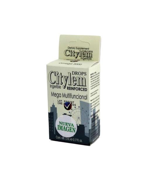 GOTAS CITYLEM 5 ML ANTIBIOTICO NATURAL ANTIOXIDANTE ANTIPARASITAR GRUPO OMEGA