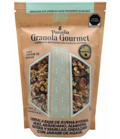 GRANOLA GOURMET JARABE DE AGAVE 340 G PANALIA