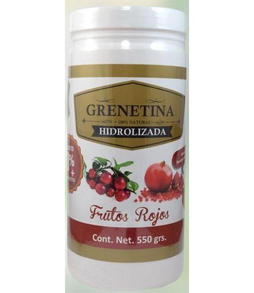 GRENETINA HIDROLIZADA SABOR FRUTOS ROJOS 500 G PRETTY BEE