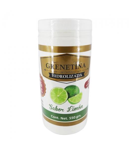 GRENETINA HIDROLIZADA SABOR LIMON 500 GRS. MIEL SALUD Y VIDA