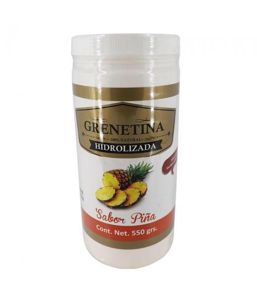 GRENETINA HIDROLIZADA SABOR PIÑA 500 GRS. MIEL SALUD Y VIDA