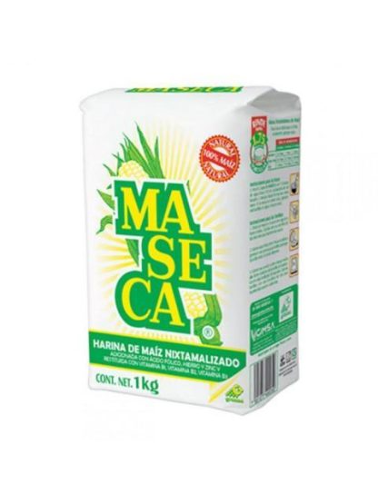 HARINA DE MAIZ MASECA BOLSA 1 KILOGRAMO