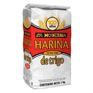 HARINA DE TRIGO LA MODERNA BOLSA 1 KILOGRAMO