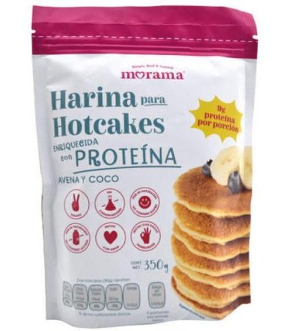 HARINA PARA HOTCAKES CON PROTEINA 350 G MORAMA