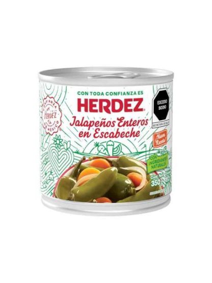 HERDEZ CHILE JALAPEÑO ENTEROS 350 GR