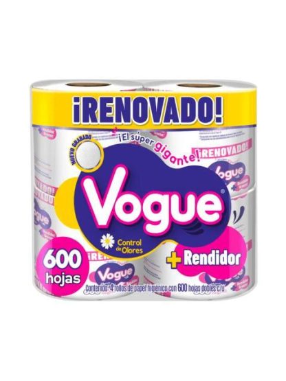 HIGIENICO VOGUE 600 HOJAS