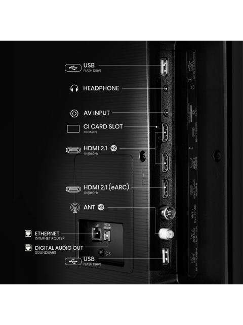 HISENSE SMART TV LED 85A6N 85 4K ULTRA HD NEGRO - Image 3
