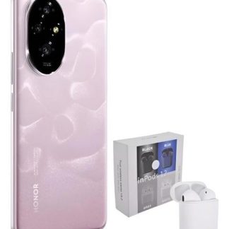 HONOR 200 DUAL SIM 256GB 12GB PINK + AIRPODS GENERICOS ROSA