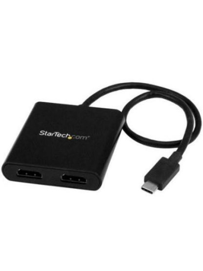 STARTECH  DIVISOR SPLITTER MST USB-C MACHO - 2X HDMI HEMBRA NEGRO - Image 2