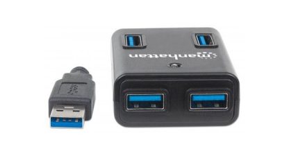 MANHATTAN HUB USB 3.0 DE SUPERVELOCIDAD 4X USB A 5000 MBIT-S - SIN FUENTE - Image 3