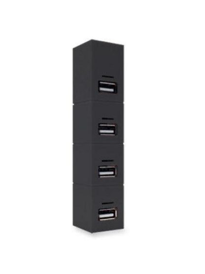 BROBOTIX HUB USB 2.0 HEMBRA - 4 PUERTOS USB 1.1-USB 2.0 480MBIT-S NEGRO - Image 2