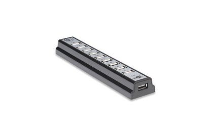 MANHATTAN HUB DE ESCRITORIO HI-SPEED USB 2.0 DE 10 PUERTOS 480 MBIT-S CON FUENTE - Image 2