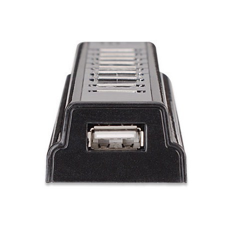 MANHATTAN HUB DE ESCRITORIO HI-SPEED USB 2.0 DE 10 PUERTOS 480 MBIT-S CON FUENTE - Image 6