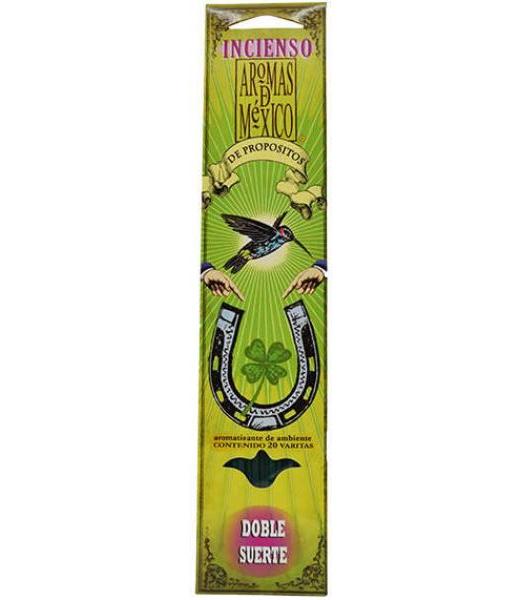 INCIENSO DOBLE SUERTE 20 VARITAS PROPOSITOS