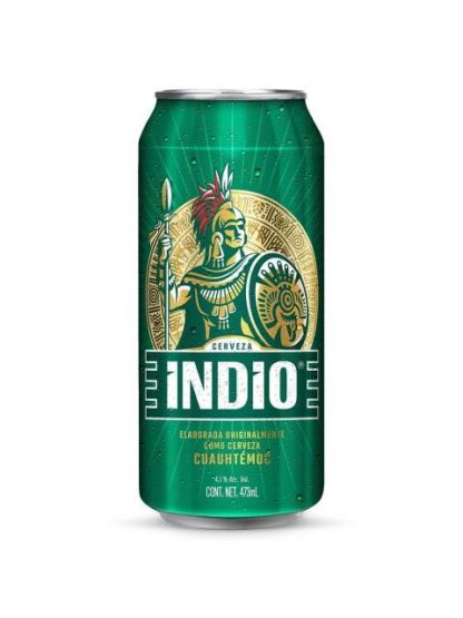 INDIO CERVEZA LATON 16 OZ