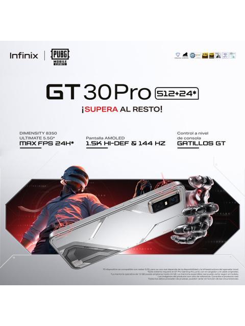 INFINIX GT 30 PRO 5G DUAL SIM 512GB NEGRO 12+12GB RAM CON GAMING KIT - Image 3