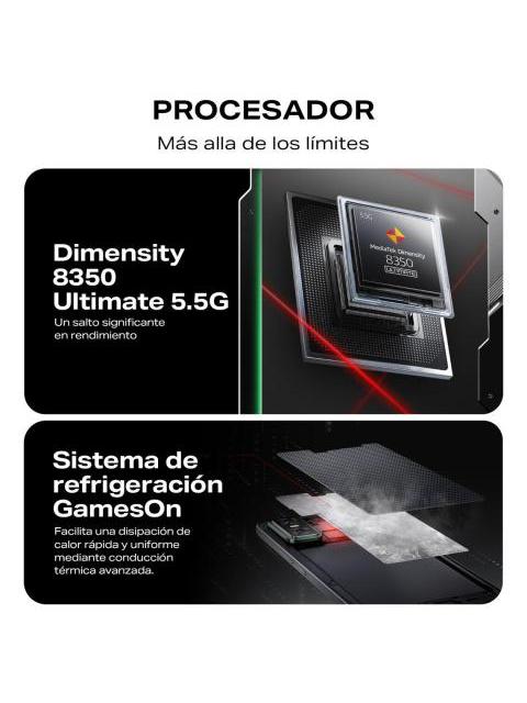INFINIX GT 30 PRO 5G DUAL SIM 512GB NEGRO 12+12GB RAM CON GAMING KIT - Image 6