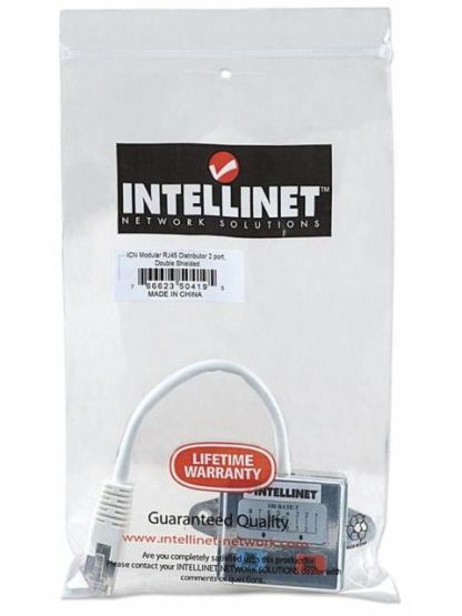 INTELLINET ADAPTADOR RJ-45 MACHO - 2X RJ-45 HEMBRA PLATA - Image 5