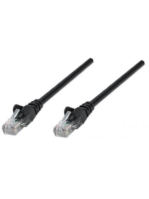 INTELLINET CABLE PATCH CAT5E UTP 100% COBRE RJ-45 MACHO - RJ-45 MACHO 2 METROS NEGRO