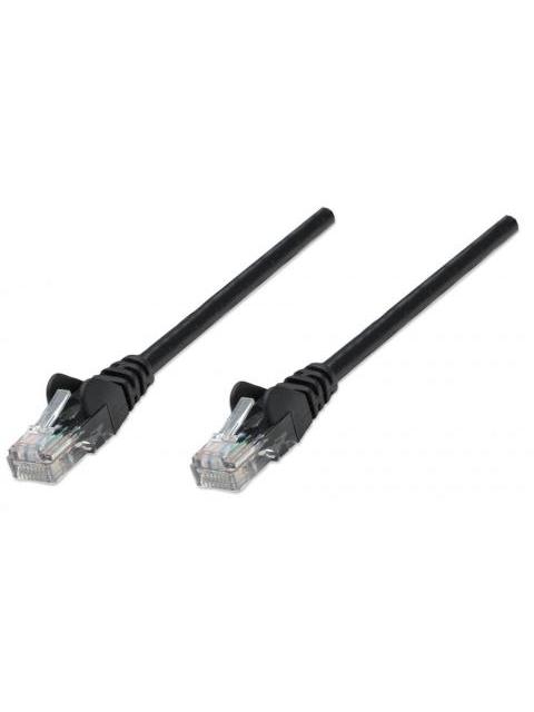 INTELLINET CABLE PATCH CAT5E UTP 100% COBRE RJ-45 MACHO - RJ-45 MACHO 50CM NEGRO
