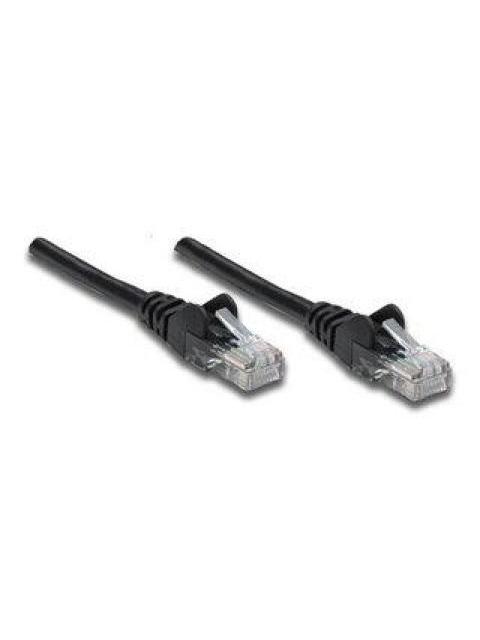 INTELLINET CABLE PATCH CAT5E UTP 100% COBRE RJ-45 MACHO - RJ-45 MACHO 7.6 METROS NEGRO
