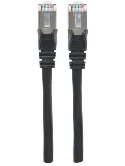 INTELLINET CABLE PATCH CAT6A STP RJ-45 MACHO - RJ-45 MACHO 2 METROS NEGRO - Image 2