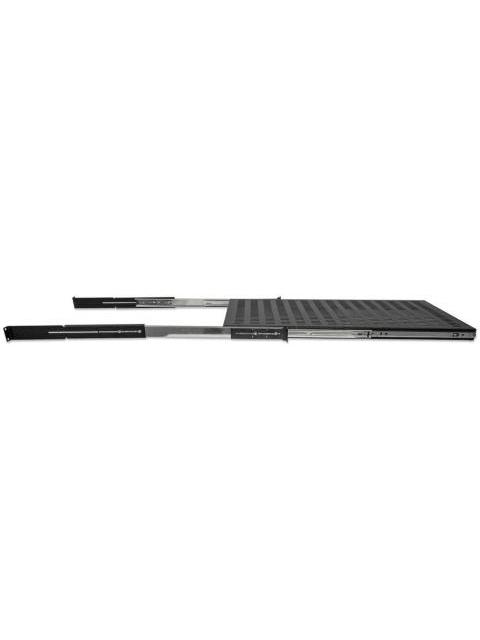 INTELLINET CHAROLA DESLIZABLE PARA RACK 80CM 1U HASTA 35KG NEGRO