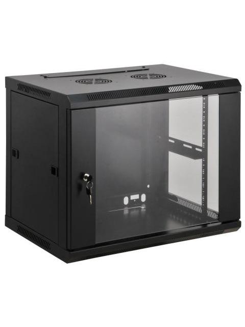 INTELLINET GABINETE PARA PARED 19 6U HASTA 60KG NEGRO