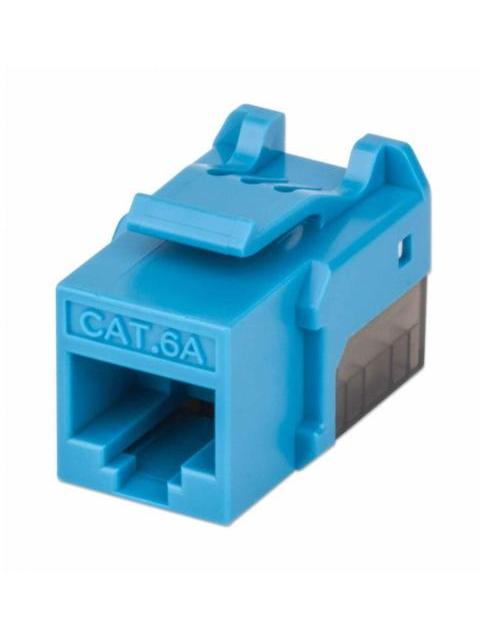INTELLINET JACK DE RED CAT6A UTP RJ-45 AZUL-NEGRO