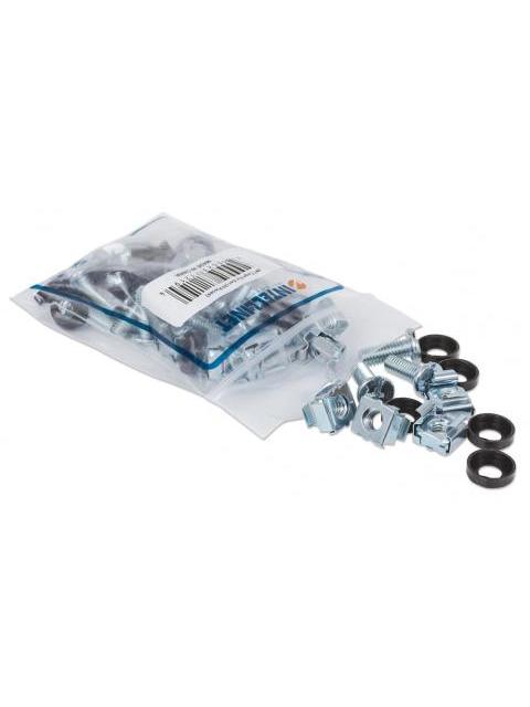 INTELLINET KIT DE MONTAJE PARA RACK DE TONILLO Y TUERCA ENJAULADA 20 PIEZAS