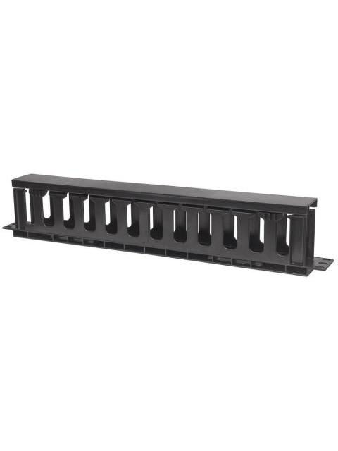 INTELLINET ORGANIZADOR DE CABLES HORIZONTAL 1U RJ-45 NEGRO
