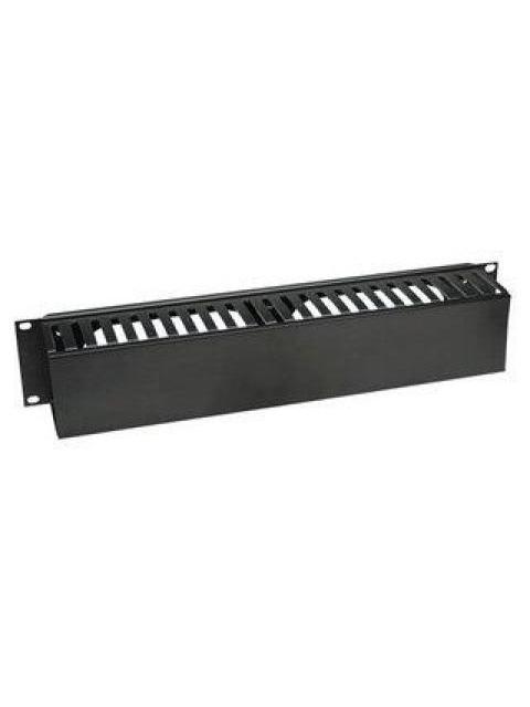 INTELLINET ORGANIZADOR HORIZONTAL DE CABLES CON TAPA DE PLASTICO PARA RACK-GABINETE 19 2U