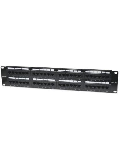 INTELLINET PANEL DE PARCHEO CAT5E 2U 48 PUERTOS