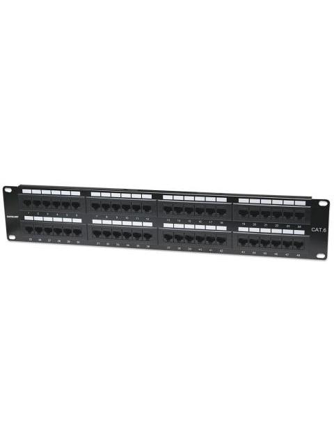 INTELLINET PANEL DE PARCHEO CAT6 2U 48 PUERTOS