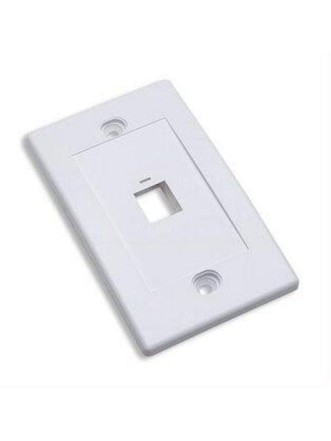 INTELLINET TAPA PARA CAJA (FACEPLATE) 163286 MONTAJE AL RAS 1 SALIDA BLANCO