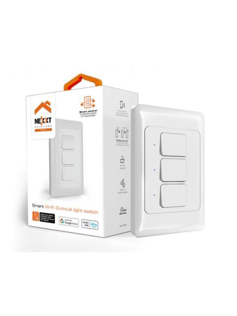 INTERRUPTOR DE 3 CIRCUITOS INTELIGENTE CON CONEXION WIFI