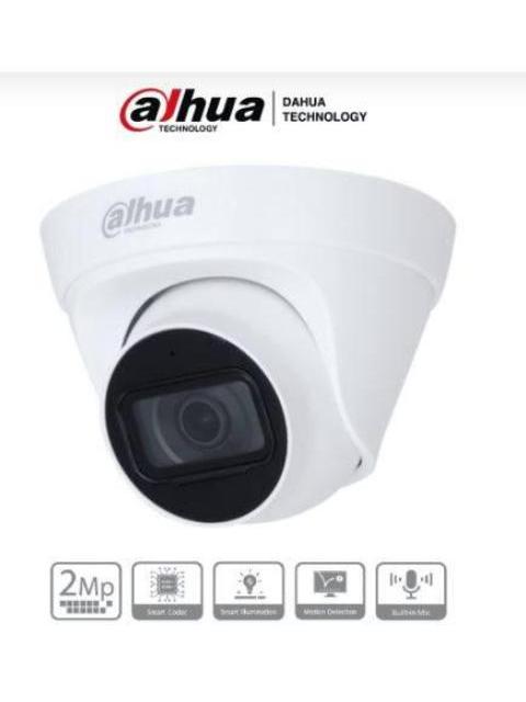 IPCHDW1230T1AS5 CAMARA IP DOMO DE 2 MEGAPIXELES- LENTE DE 2.8 MM- 102 GRADOS DE APERTURA- MICROFONO INTEGRADO- IR DE 30 METROS- IP67- POE- DWDR-