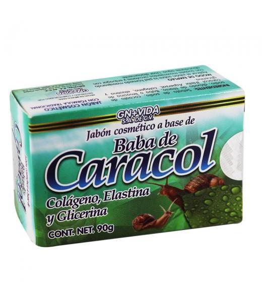 JABON BABA DE CARACOL 90GR C COLAGENOELASTINA Y GLICERINA GN+VIDA