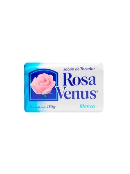 JABON DE TOCADOR ROSA VENUS BLANCO 150 GR.