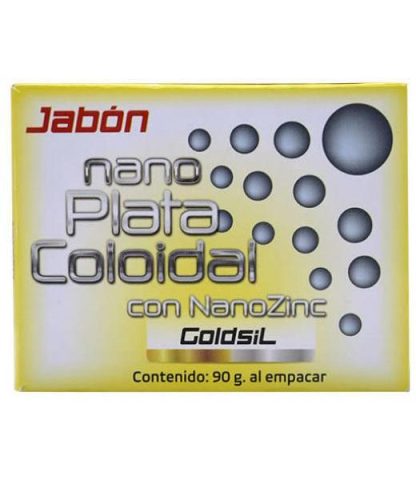JABON NANO PLATA COLOIDAL 90 G GOLDSIL